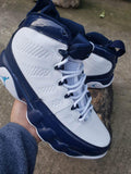 Nike Air Jordan 9 White Blue Men's Sneaker