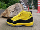 NIKE AIR JORDAN 11 Yellow Sneaker Men's