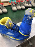 NIKE AIR JORDAN 5 Blue Yellow Men's Sneaker