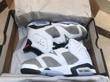 NIKE AIR JORDAN 6 White Black Sneaker