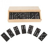 28Pcs/Set Wooden Domino Board Games Domino Toys Travel Funny Table Game 2018 Kid Children Educational Toys